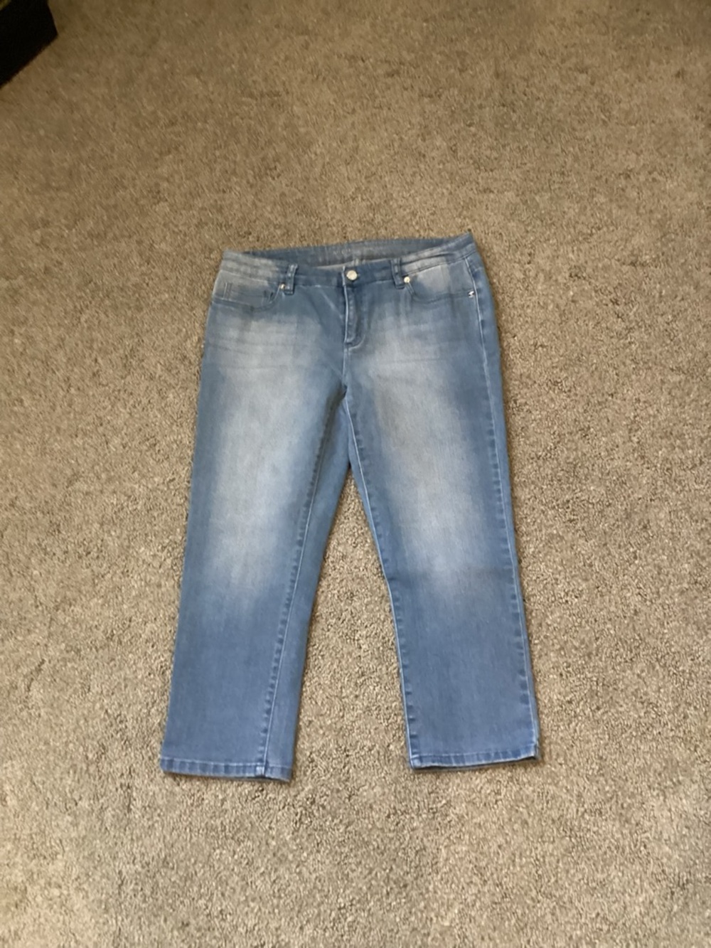 Michael Kors Light Blue Cropped Jeans